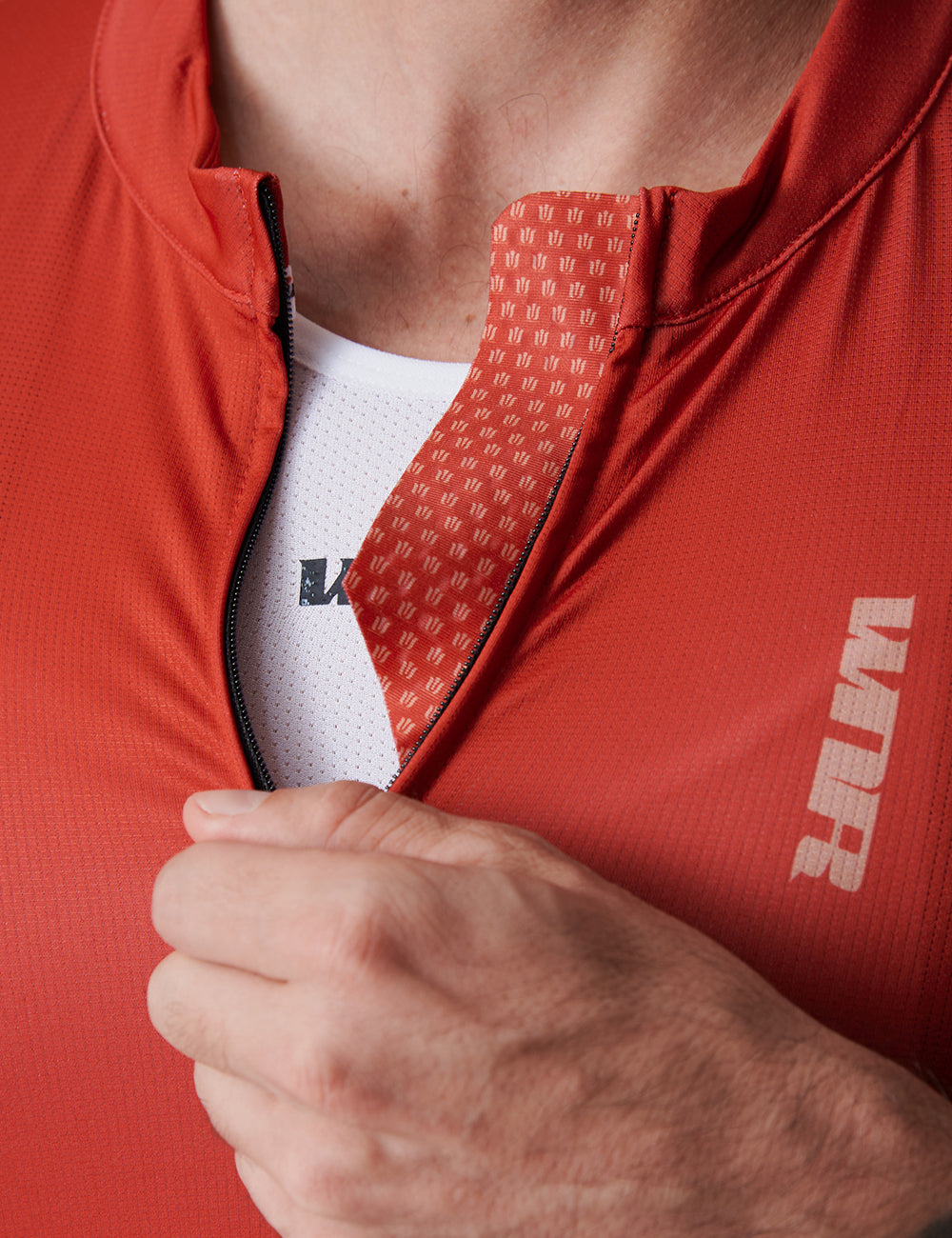 Jersey Solid Men Short Sleeve / Brick