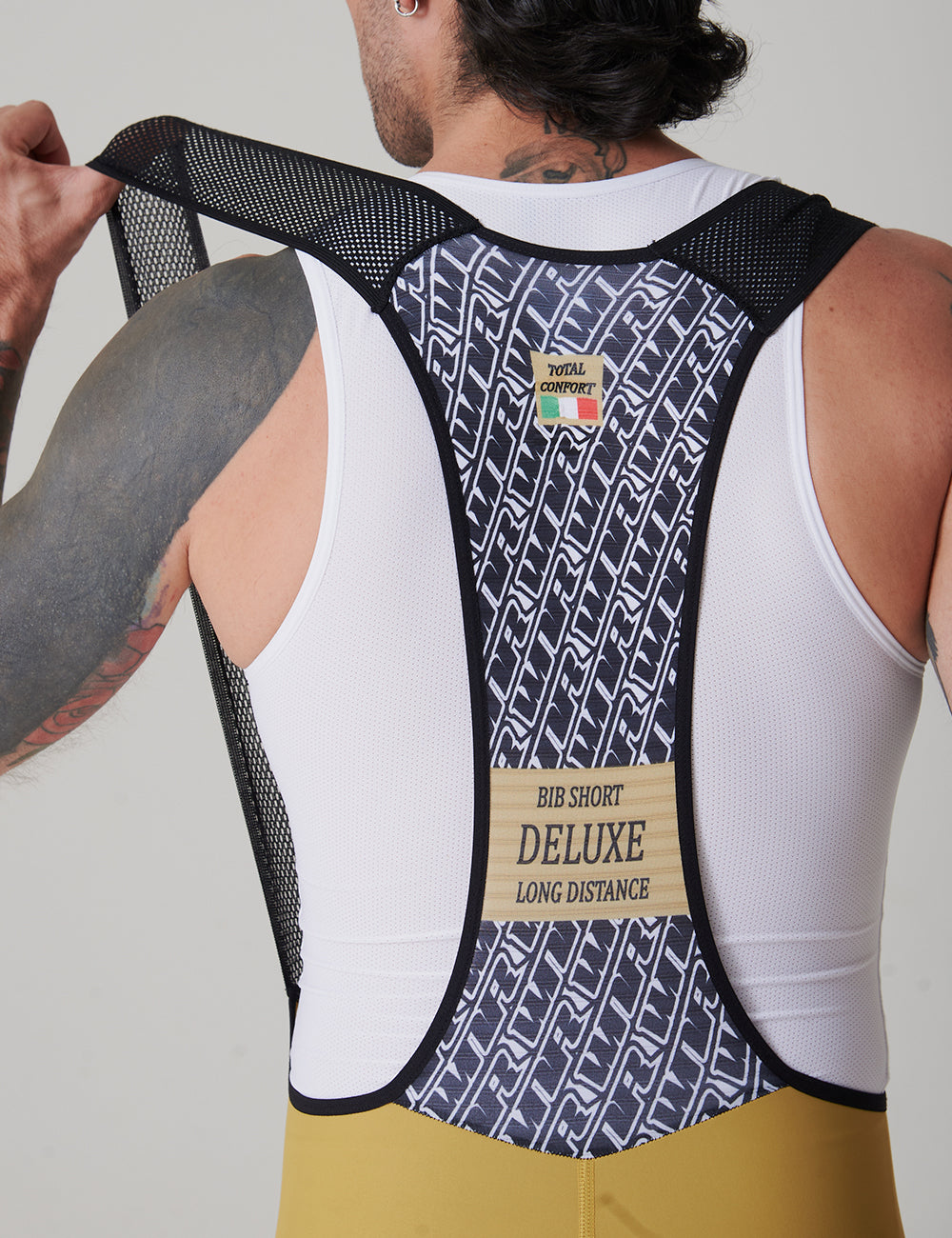 Seamless Men Bib / Deluxe Biscotti