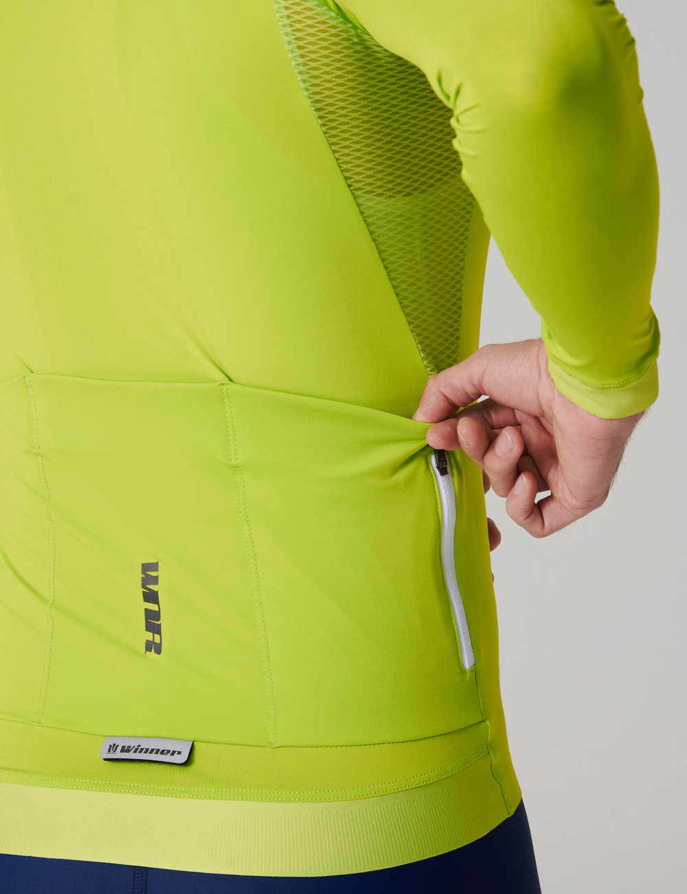 Jersey Solid Men Long Sleeve / Lime Green