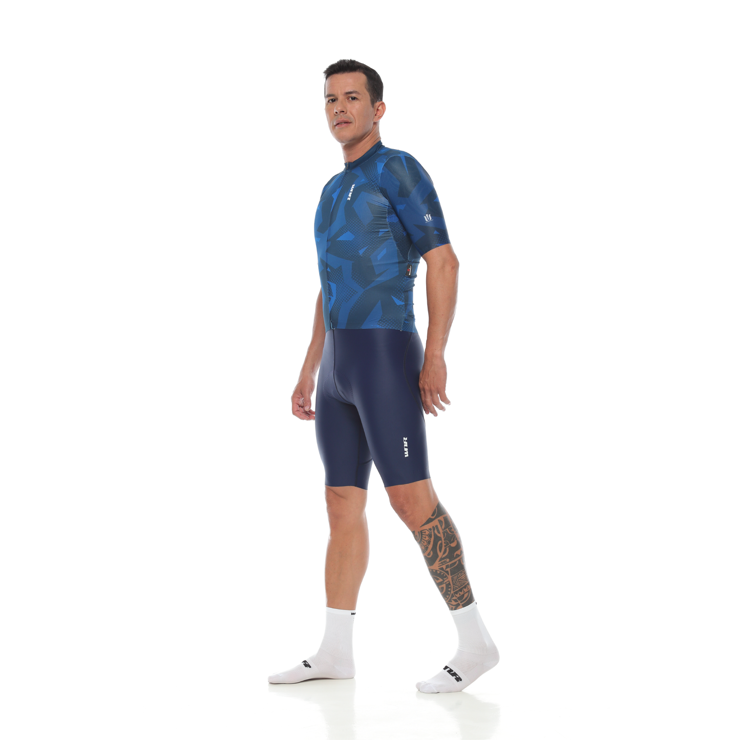 Jersey Velocitá Men Short Sleeve / Camo Blue