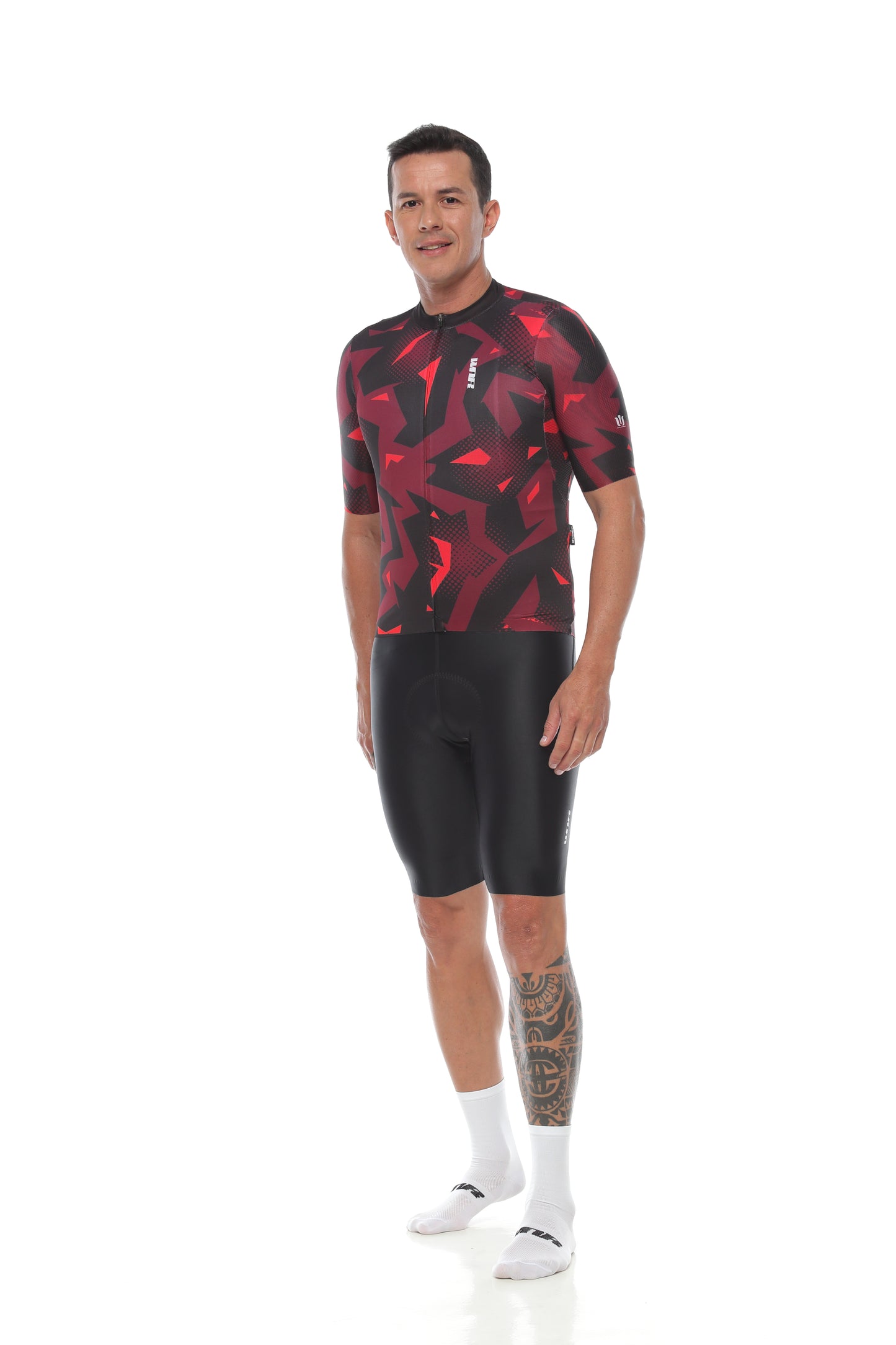 Jersey Velocitá Men Relax Fit Short Sleeve / Camo Red