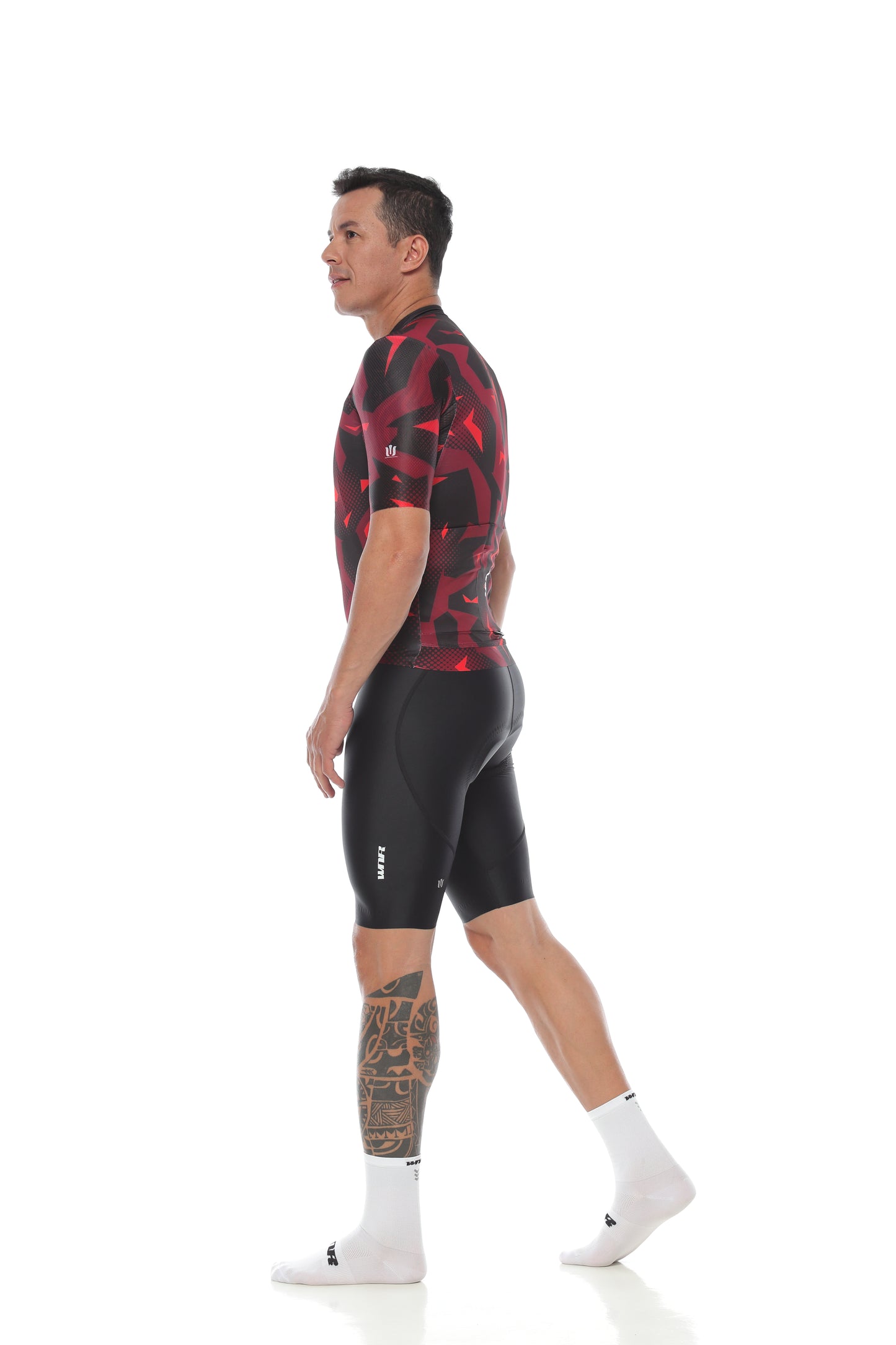 Jersey Velocitá Men Relax Fit Short Sleeve / Camo Red