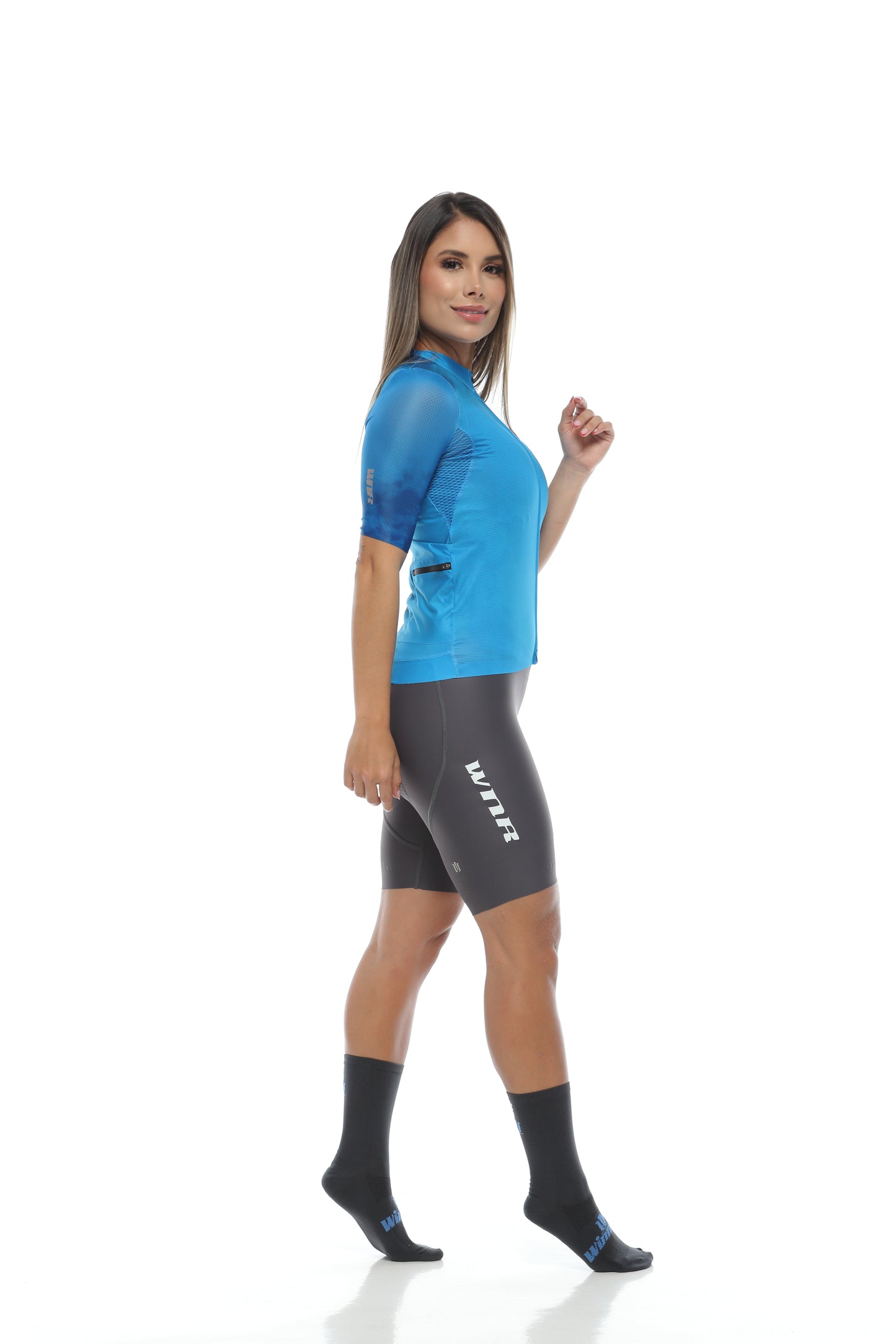 Jersey Deluxe Race Women Short Sleeve / Sky Blue