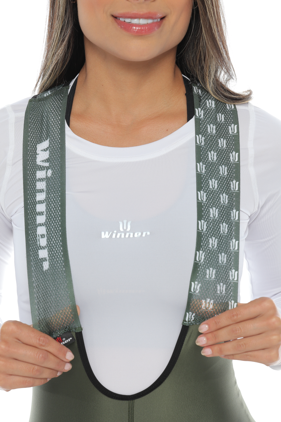 Women Bib Hybrid / Olive