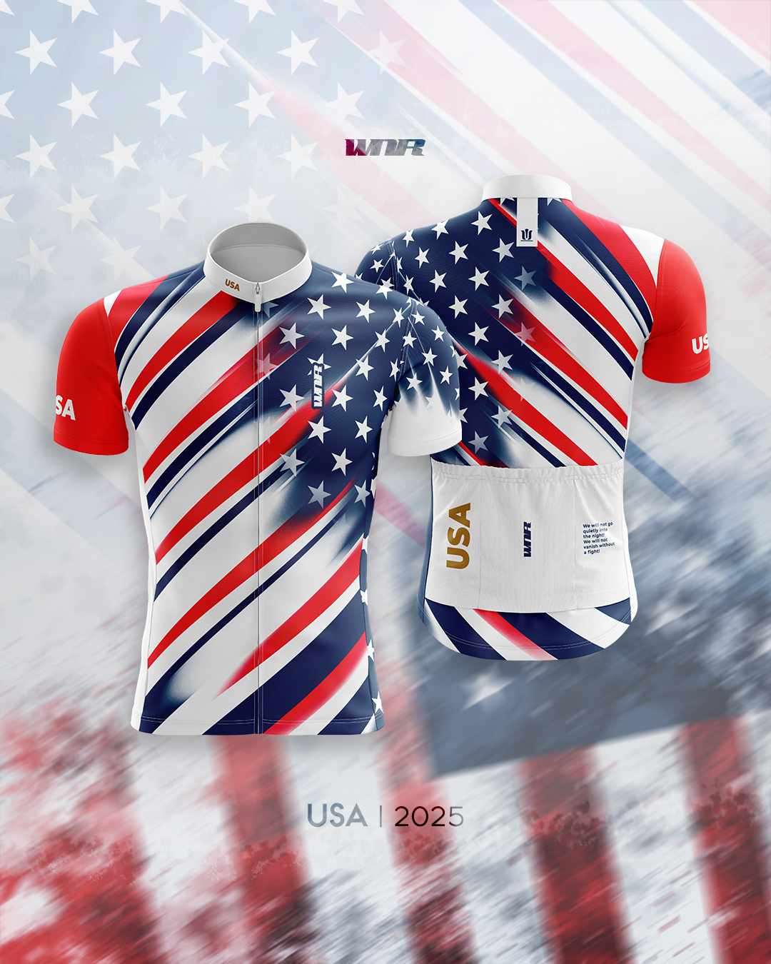 MEN'S JERSEY "USA" SHORT SLEEVE