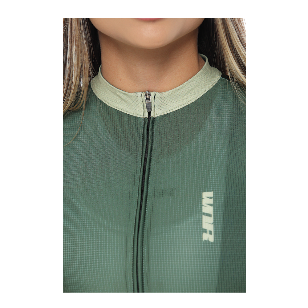 Jersey Prismatic Women Short Sleeve / Avocado