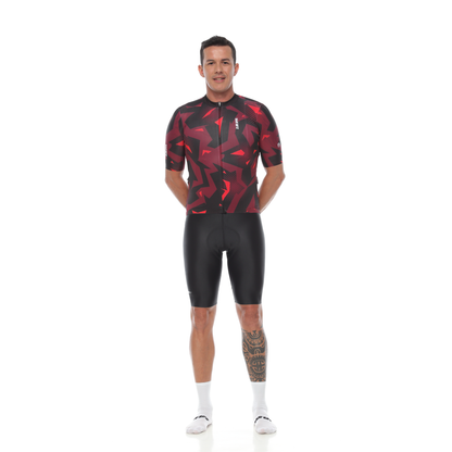 Jersey Velocitá Men Short Sleeve / Camo Red