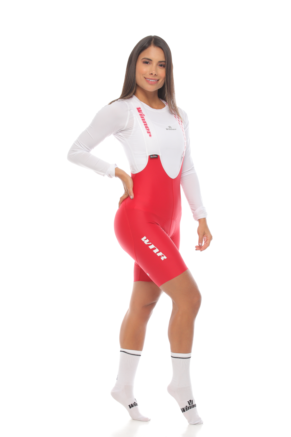 Women Bib Hybrid / Red