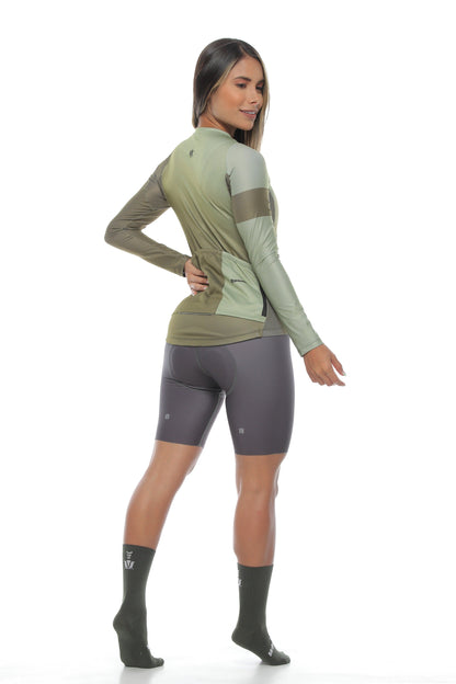 Jersey Women Long Sleeve / Olive