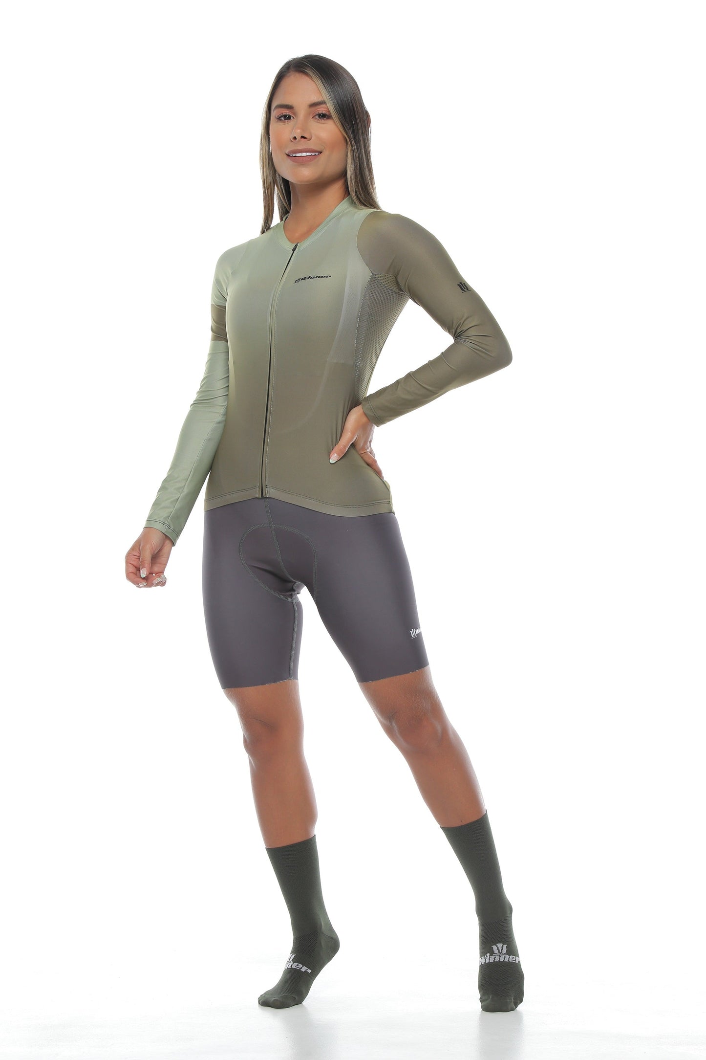 Jersey Women Long Sleeve / Olive