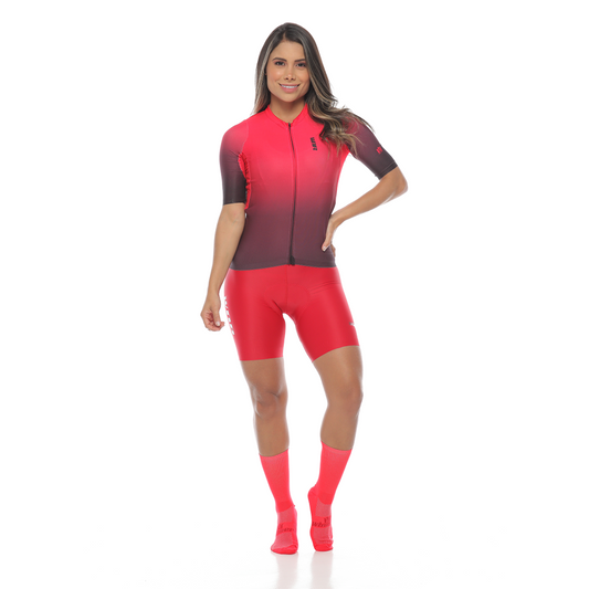 Jersey Relax Fit Women Short Sleeve / Red