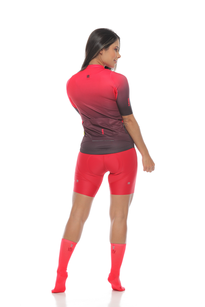 Jersey Relax Fit Women Short Sleeve / Red