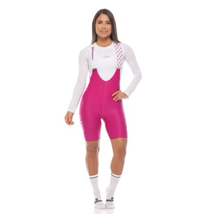 Women Bib Hybrid / Magenta