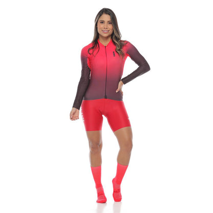 Jersey Deluxe Women Long Sleeve / Red