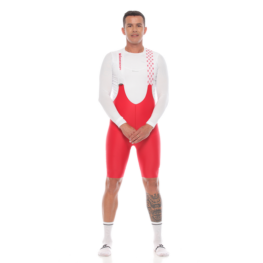 Men Bib Hybrid / Red