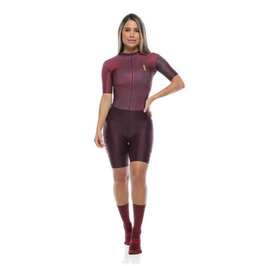 Suit Women Short Sleeve / Wine